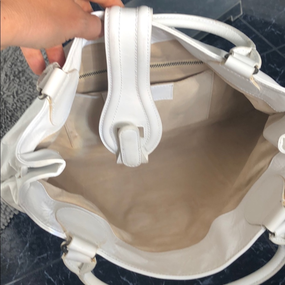 Balenciaga White leather purse 👛 Rare textured - Picture 7 of 13